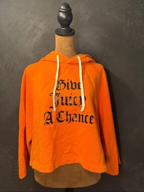 Juicy Couture Orange Hoodie Tee